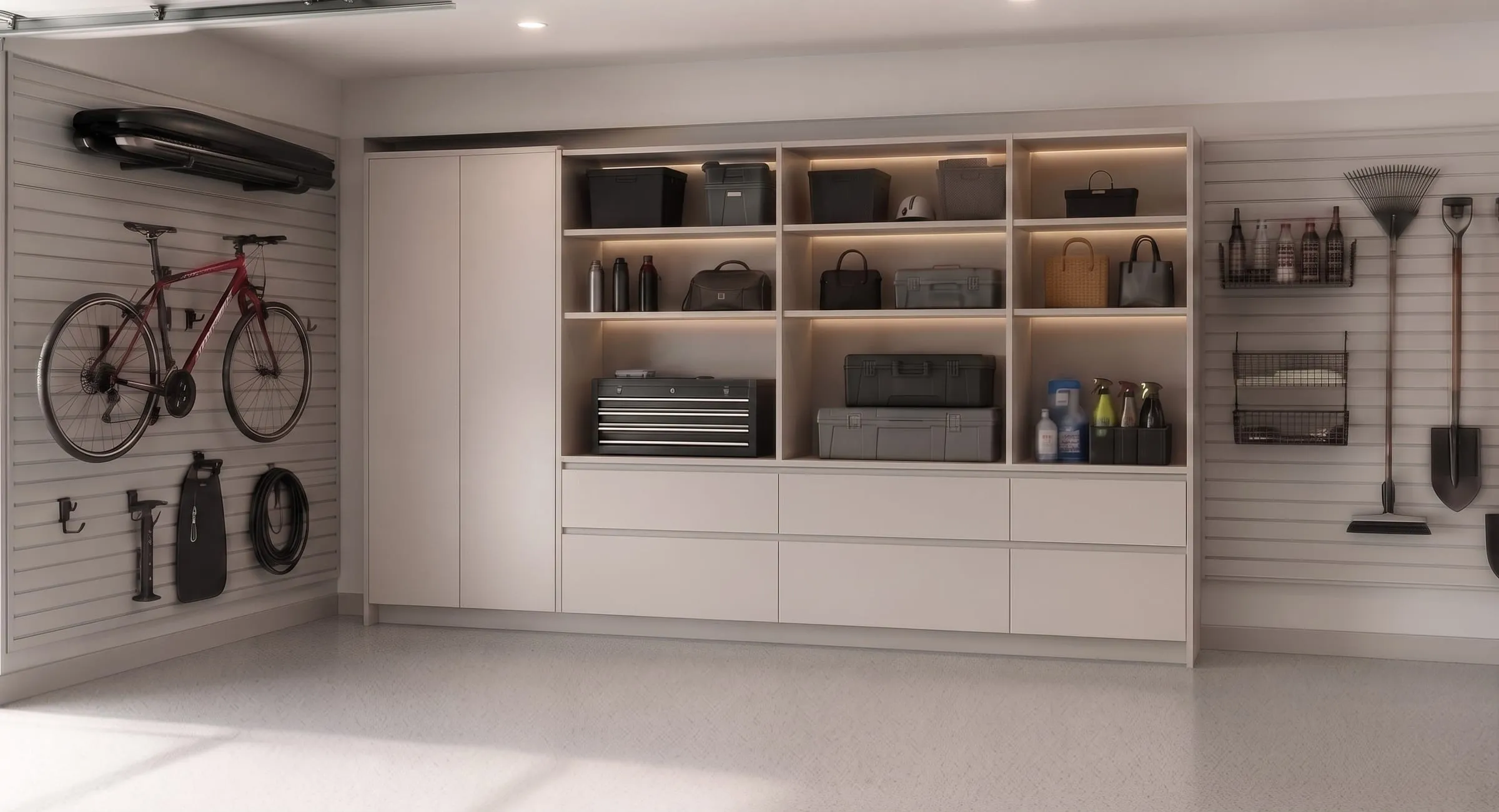Garage System in Palm Beach, FL — custom cabinetry installation