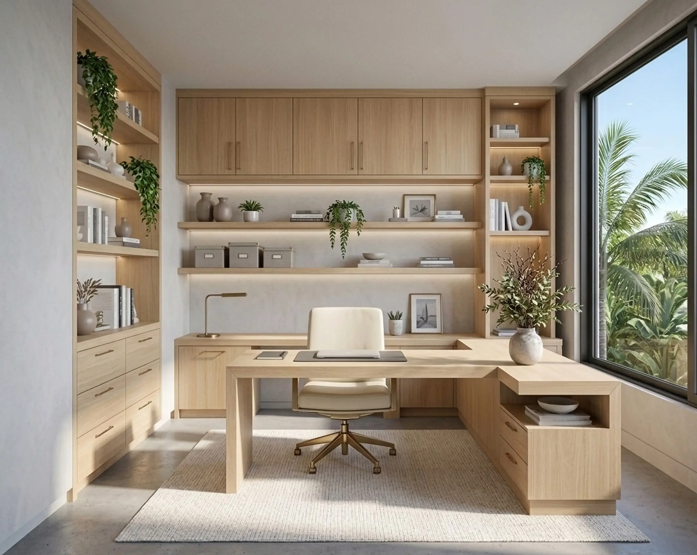 Home Offices designed and installed by Palm Beach Design & Installation