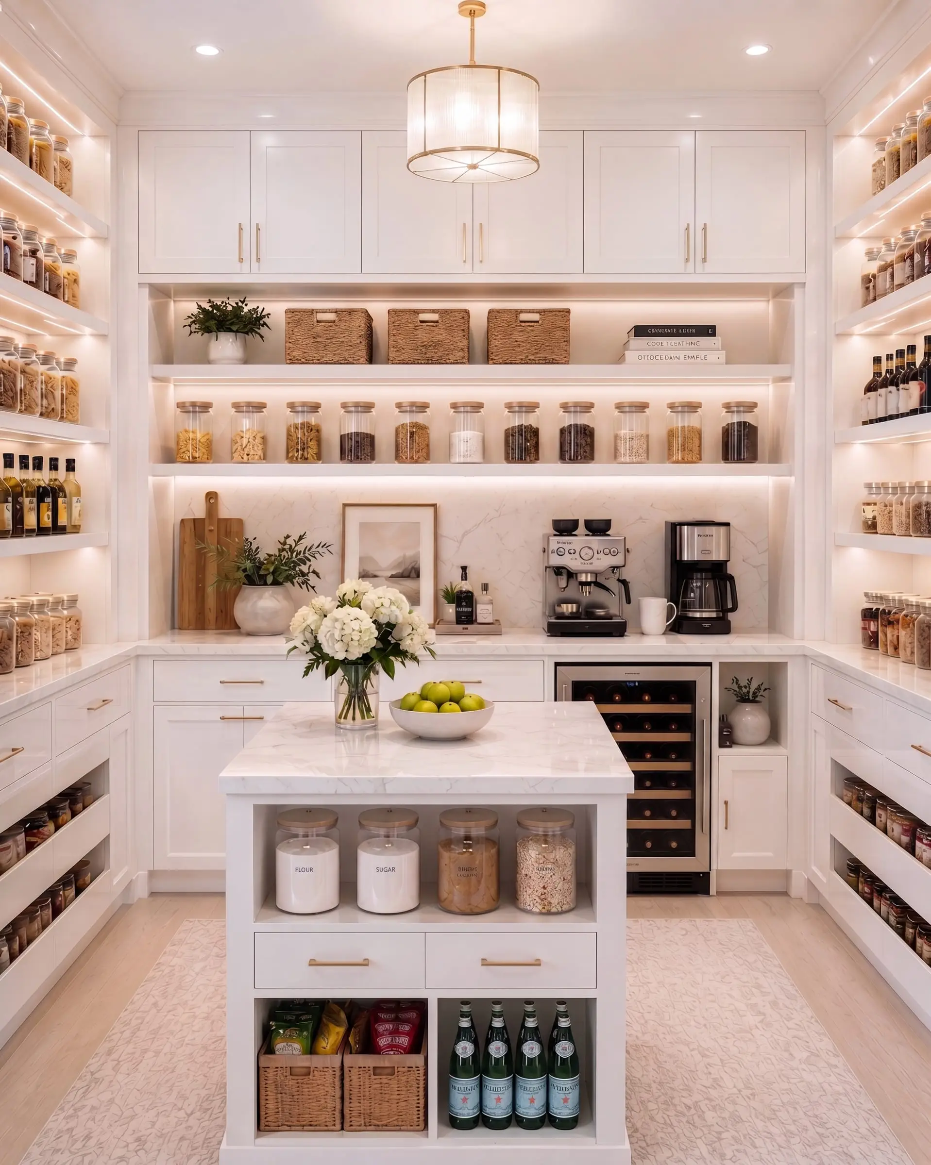 Pantries designed and installed by Palm Beach Design & Installation