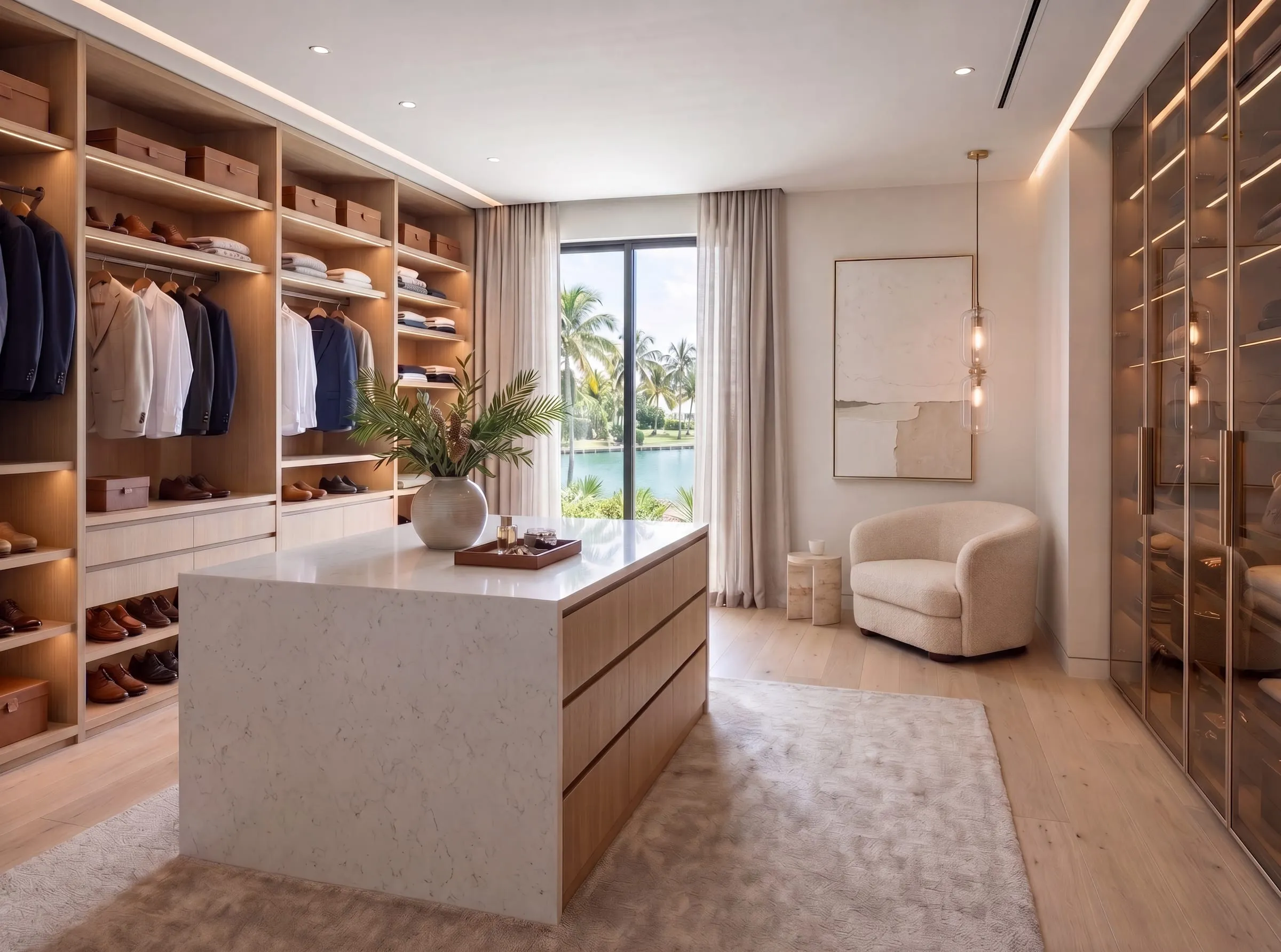 Closets — custom cabinetry by Palm Beach Design & Installation